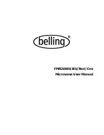 Предварительный просмотр 1 страницы Belling FMR2080S User Manual