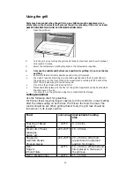 Предварительный просмотр 20 страницы Belling Forum 336 Installation And User Instructions Manual