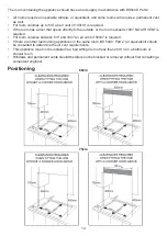 Preview for 14 page of Belling GHU 60 LPG Series User Manual