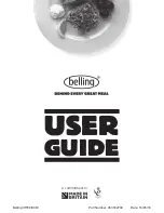 Предварительный просмотр 1 страницы Belling IHF80/90 Br User Manual