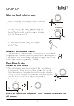 Preview for 13 page of Belling SmartWheel BCT60INFZ Instruction Manual