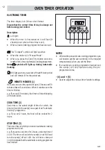 Preview for 12 page of Belling XOU250 Installation And User Instructions Manual