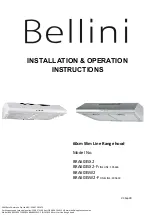 Bellini 195633 Installation & Operation Instructions предпросмотр