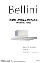 Предварительный просмотр 1 страницы Bellini 5103011 Installation & Operation Instructions