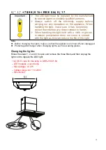 Предварительный просмотр 12 страницы Bellini 5103011 Installation & Operation Instructions