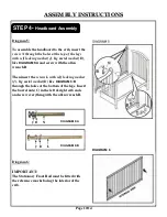 Предварительный просмотр 10 страницы Bellini ALEXANDER 4200 Instructions Manual