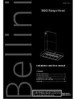 Bellini BBQR123X Installation And User Manual preview