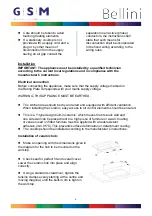 Preview for 6 page of Bellini BCA64GK User Manual