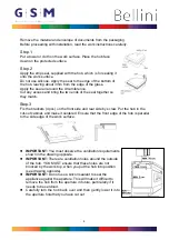 Preview for 8 page of Bellini BCA64GK User Manual