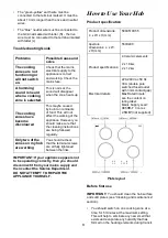 Preview for 10 page of Bellini BCT604TG Installation & Operation Instructions