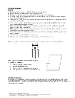 Предварительный просмотр 9 страницы Bellini BDC302TG Installation & Operation Instructions