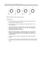 Предварительный просмотр 12 страницы Bellini BDGM604 User Manual