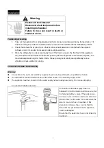 Предварительный просмотр 8 страницы Bellini BDW127S Installation & Operation Instructions