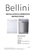 Предварительный просмотр 1 страницы Bellini BDW6WP Installation & Operation Instructions