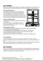 Предварительный просмотр 19 страницы Bellini BDW6WP Installation & Operation Instructions