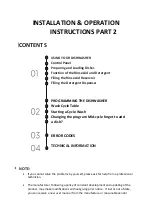 Предварительный просмотр 24 страницы Bellini BFDM146X Installation & Operation Instructions