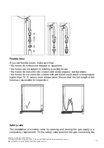 Предварительный просмотр 12 страницы Bellini BFG609W Installation & Operation Instructions