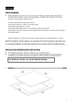 Предварительный просмотр 9 страницы Bellini BGT64XP Installation & Operation Instructions