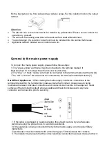 Preview for 8 page of Bellini BIA64EGP Installation & Operation Instructions