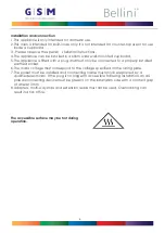 Предварительный просмотр 9 страницы Bellini BMWM28 Operation Instructions Manual