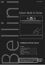 Preview for 1 page of Bellini BO604B Installation And User Manual