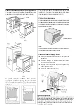 Предварительный просмотр 9 страницы Bellini BOT605BP Installation & Operation Instructions