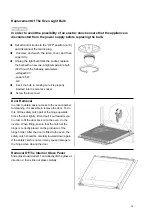 Preview for 17 page of Bellini BPD170EG Installation & Operation Instructions