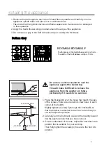 Preview for 37 page of Bellini BPD170EG Installation & Operation Instructions