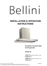 Bellini BR603AX Installation & Operation Instructions предпросмотр