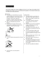 Preview for 2 page of Bellini BR603SPW Installation And User Manual