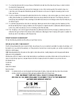 Предварительный просмотр 17 страницы Bellini BRA603GCX Installation & Operation Instructions