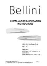 Bellini BRA603SW Installation & Operation Instructions предпросмотр