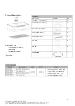 Preview for 6 page of Bellini BRA603SW Installation & Operation Instructions