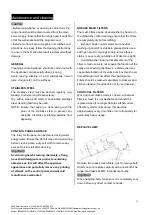 Preview for 13 page of Bellini BRA603SW Installation & Operation Instructions