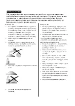 Preview for 4 page of Bellini BRA903SLX2 Installation & Operation Instructions