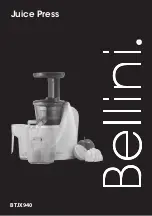 Preview for 1 page of Bellini BTJX940 Instruction Manual