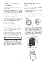 Preview for 5 page of Bellini BTJX940 Instruction Manual