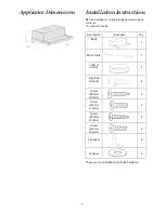 Preview for 7 page of Bellini CRHR6W01 User Manual