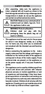 Предварительный просмотр 12 страницы BELLISSIMA IMETEC P9402 Operating Instructions Manual