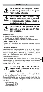 Preview for 103 page of BELLISSIMA IMETEC P9402 Operating Instructions Manual