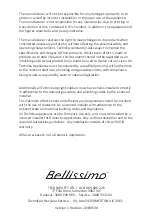 Preview for 35 page of BELLISSIMO HNBD12S Instructions For Use And Installation