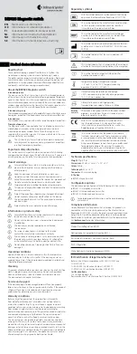 Bellman & Symfon BE9023 Medical Device Information preview