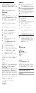 Preview for 5 page of Bellman & Symfon BE9129 Microset Medical Device Information