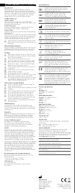 Preview for 6 page of Bellman & Symfon BE9129 Microset Medical Device Information