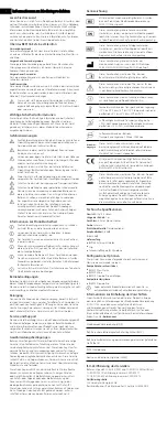 Preview for 2 page of Bellman & Symfon BE9136 Medical Device Information