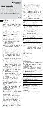 Bellman & Symfon BE9229 Medical Device Information preview