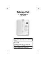 Предварительный просмотр 3 страницы Bellman & Symfon Bellman Visit BE1033 Instructions Manual