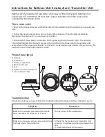 Предварительный просмотр 6 страницы Bellman & Symfon Visit BE1282 Manual