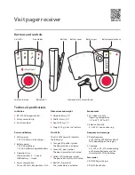 Preview for 1 page of Bellman & Symfon Visit BE1470 Quick Start Manual