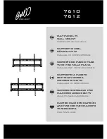 Предварительный просмотр 1 страницы Bell'O 7610 Instruction Manual